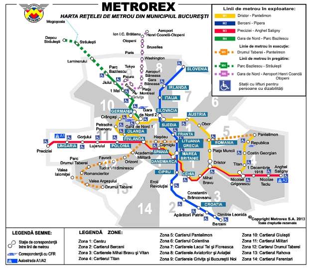 metrorex map europe day