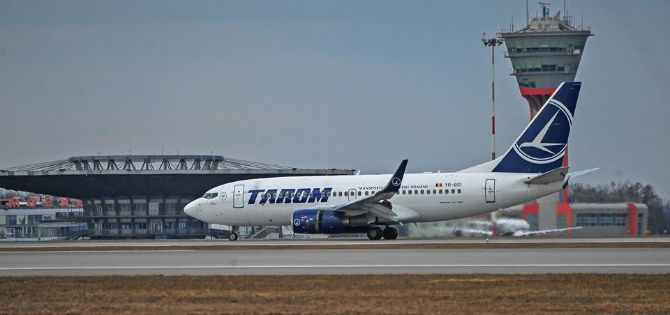 Romanian airline Tarom sells return international trips