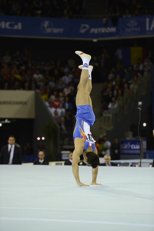European Gymnastics Championships Romanian Marian Dragulescu wins gold in floor final
