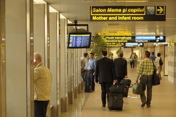 Flying to Paris or Amsterdam? You can check-in via mobile phone on Romania's Otopeni airport