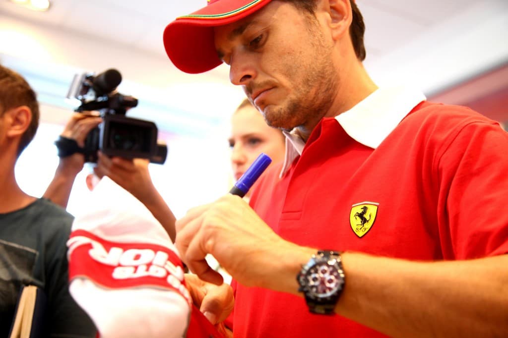 Giancarlo Fisichella comes to Romania for Ferrari Four launch