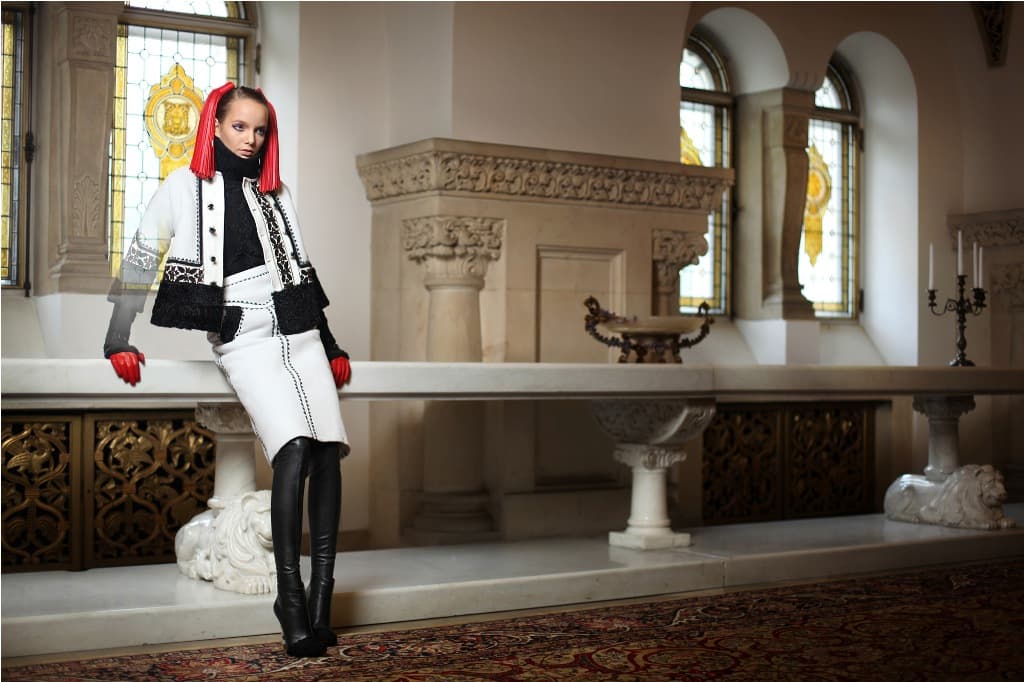 French fashion designer draws inspiration from Romania's traditional clothing for new collection [PHOTOS]