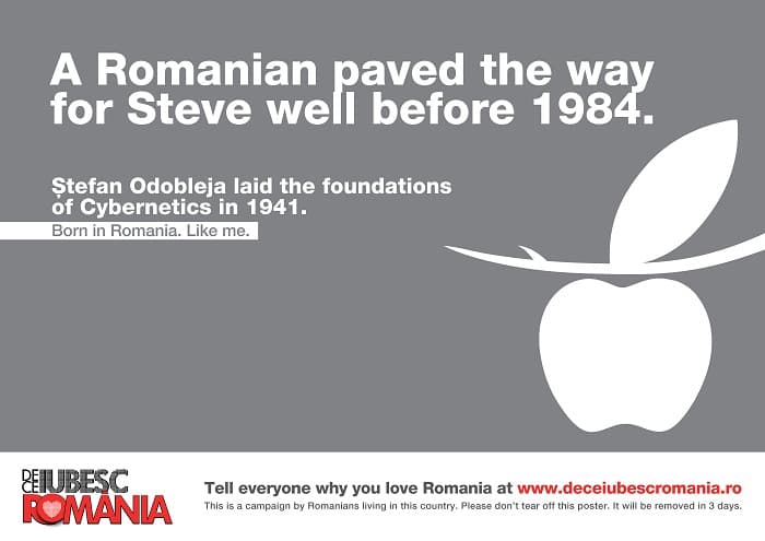 Romanians spread 'Why I love Romania' campaign with posters of the great and the good