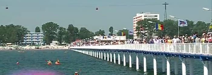 Leisure pier inaugurated at Romanian seaside resort Mamaia