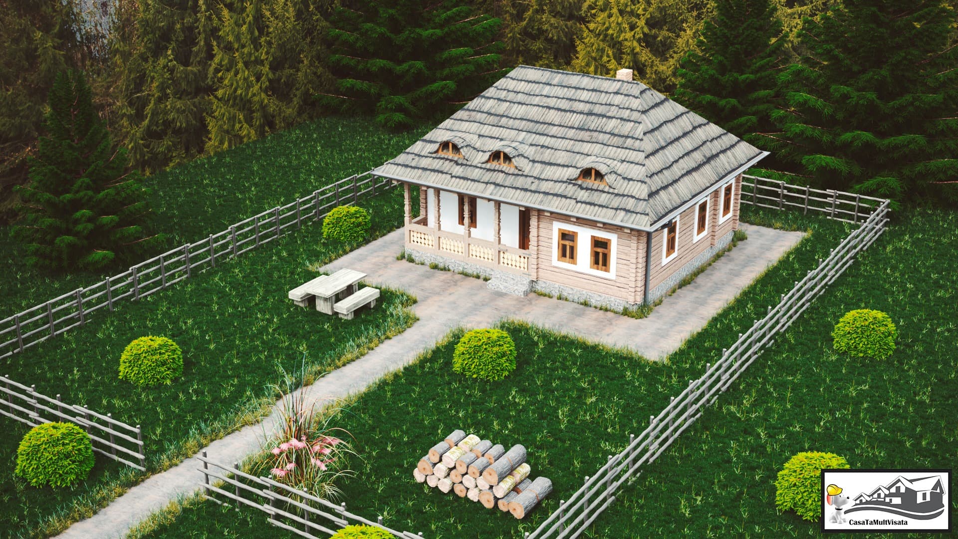 Romanian entrepreneurs build village of traditional houses
