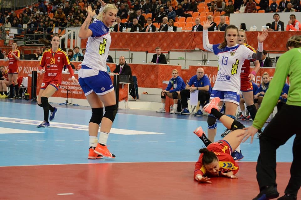 Romania’s women’s handball team leaves World Championships with five defeats