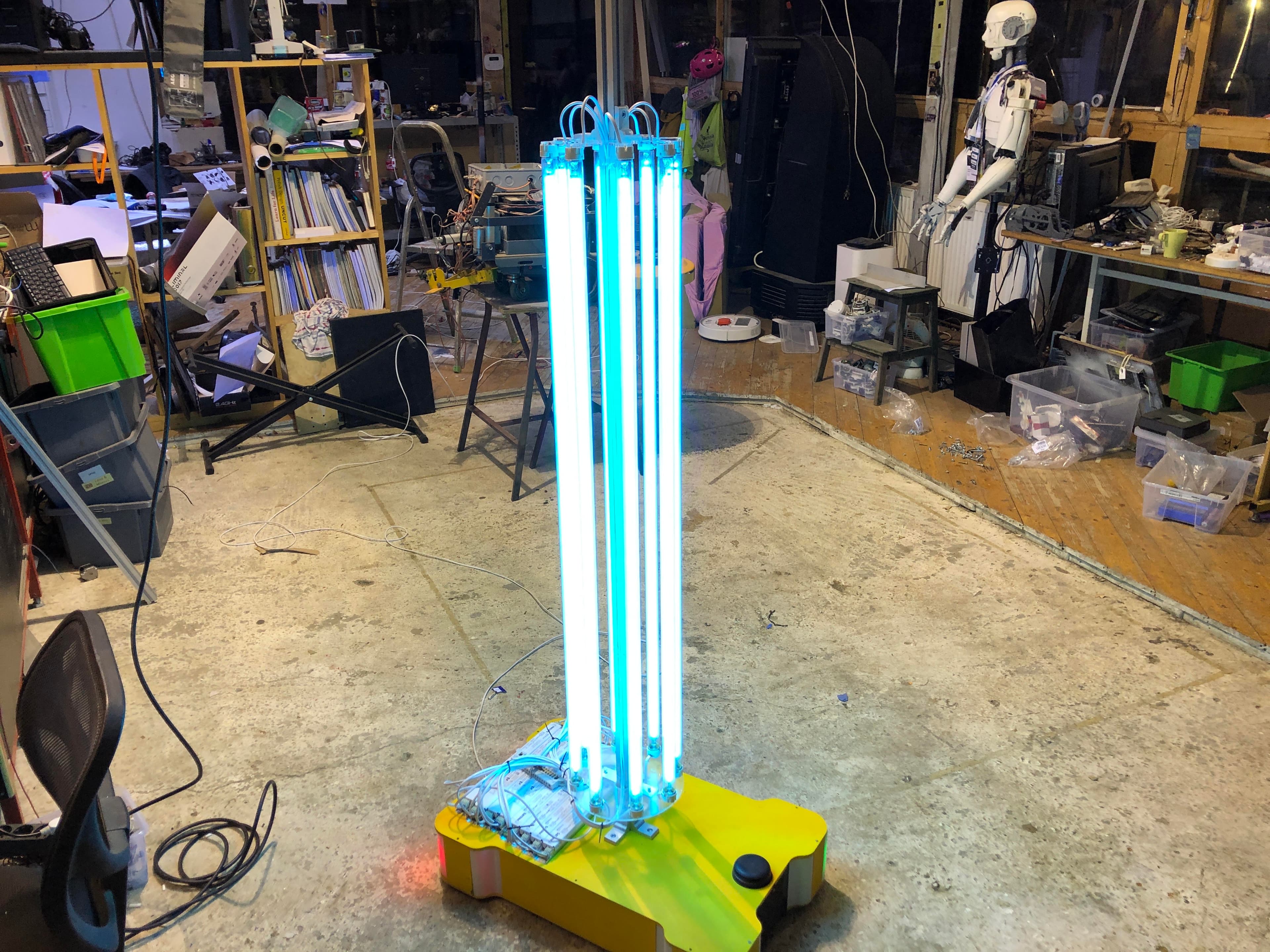 Bucharest research lab develops autonomous disinfection robot prototype