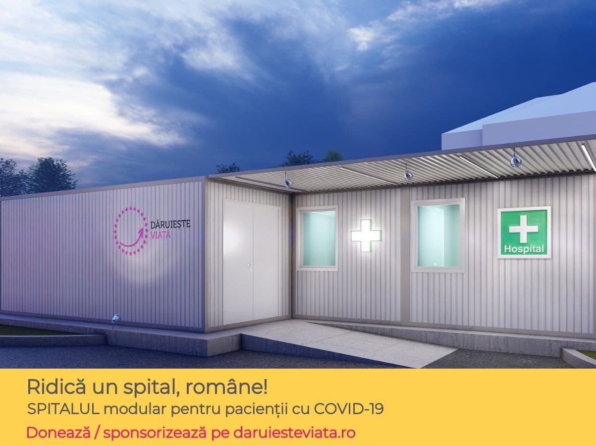 NGO builds modular hospital in Bucharest for Covid-19 patients