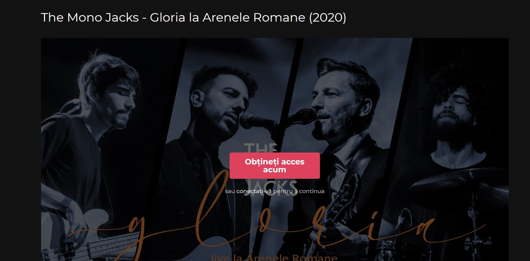 Newly-launched online platform streams concerts of Romanian bands