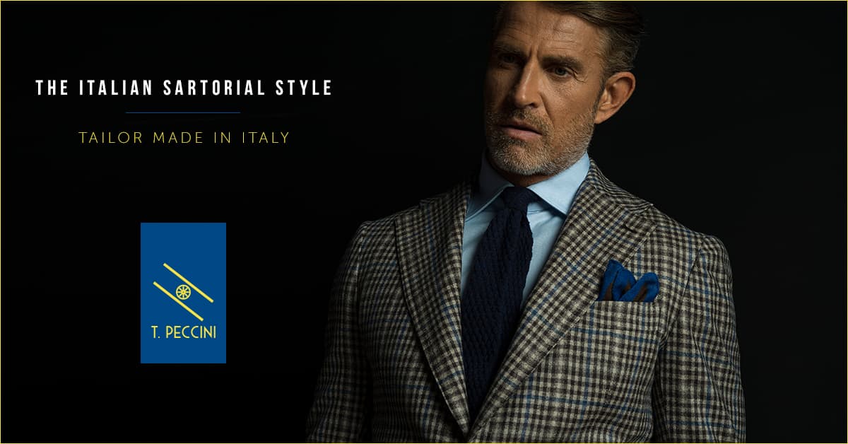 Press Release: T. Peccini - the Italian sartorial style tailored in Italy
