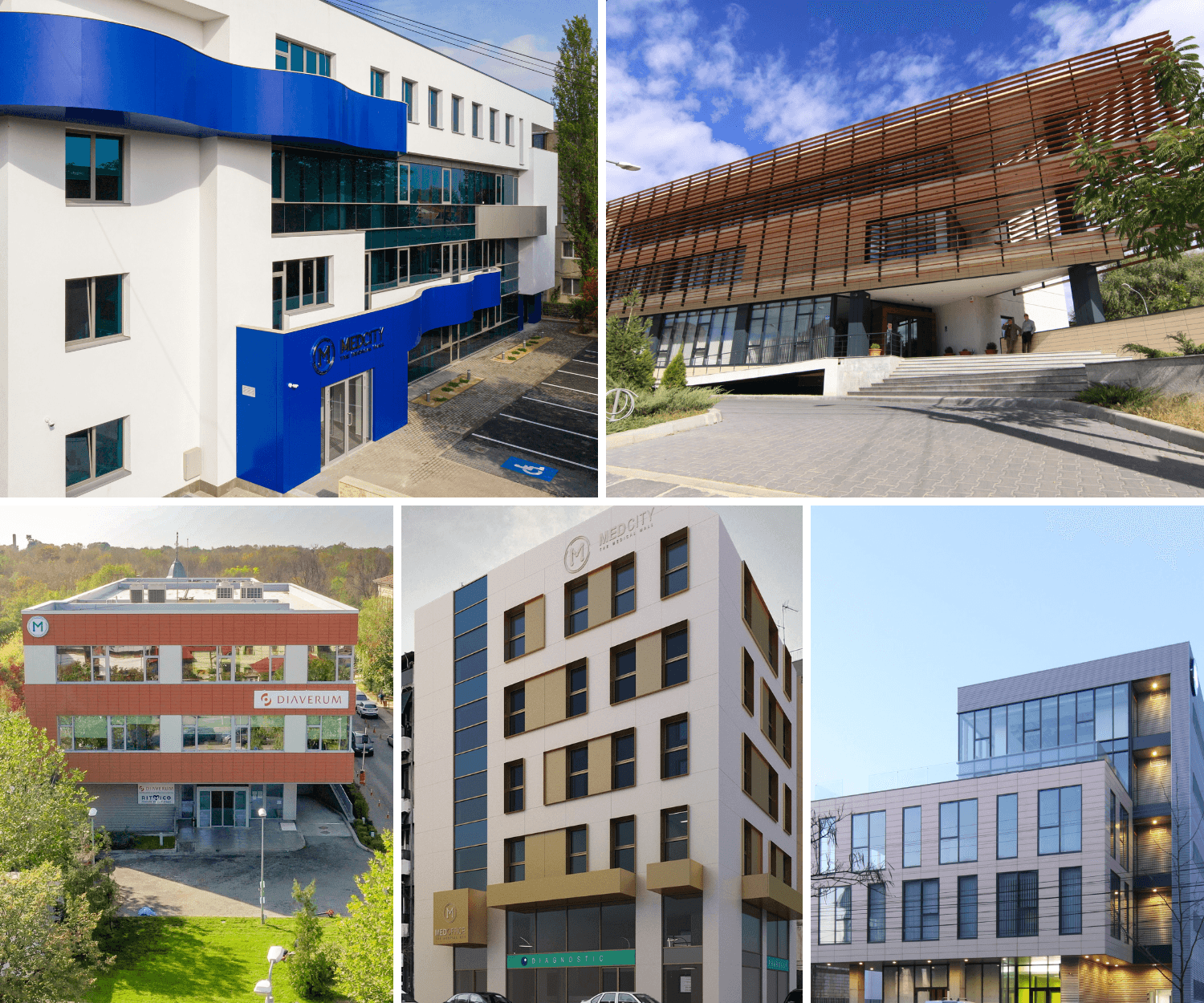 (P) Unique healthcare building concepts development in Romania by MedCity