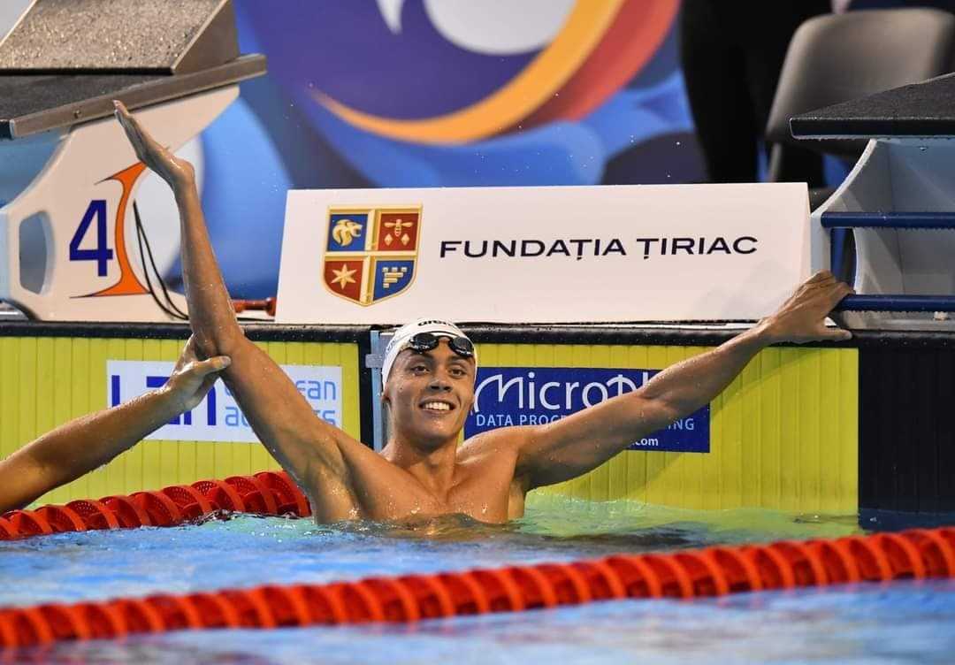 Romanian swimmer David Popovici wins gold in 200m freestyle Euro junior final