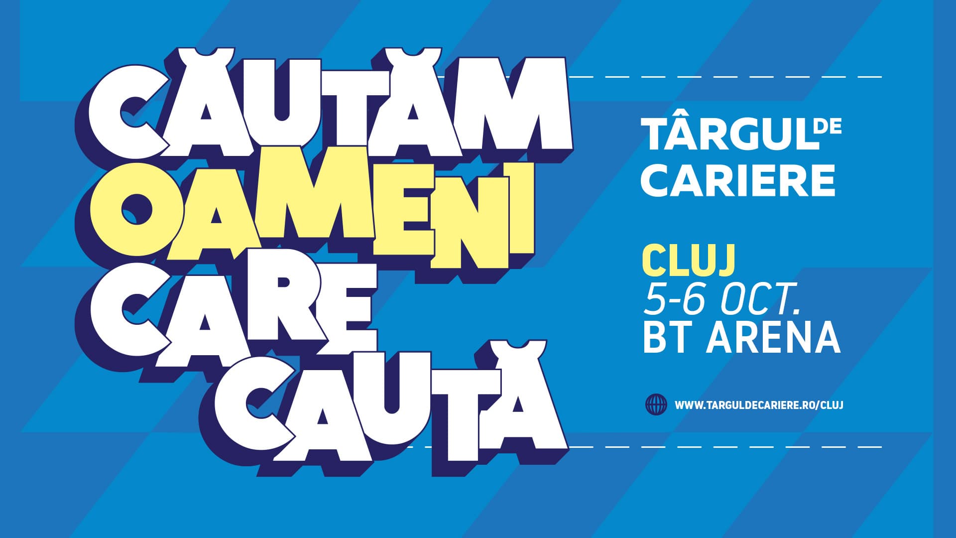 Numerous national and international companies come to Cluj-Napoca's Career Fair (Târgul de Cariere) event this October