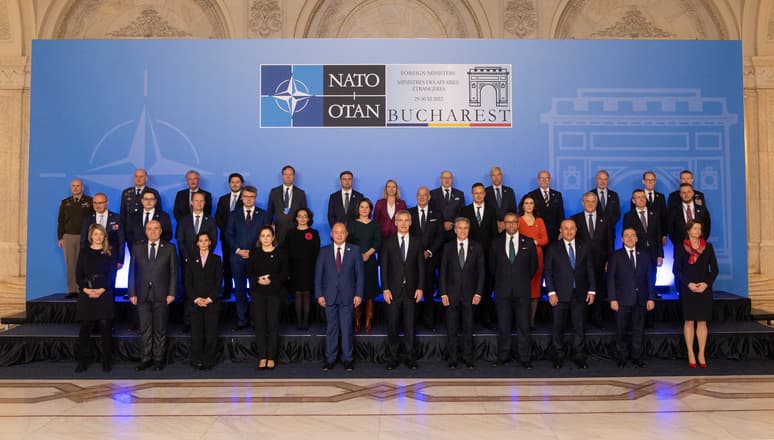 “We will never recognize Russia's illegal annexations and will continue to support Ukraine,” NATO foreign ministers say