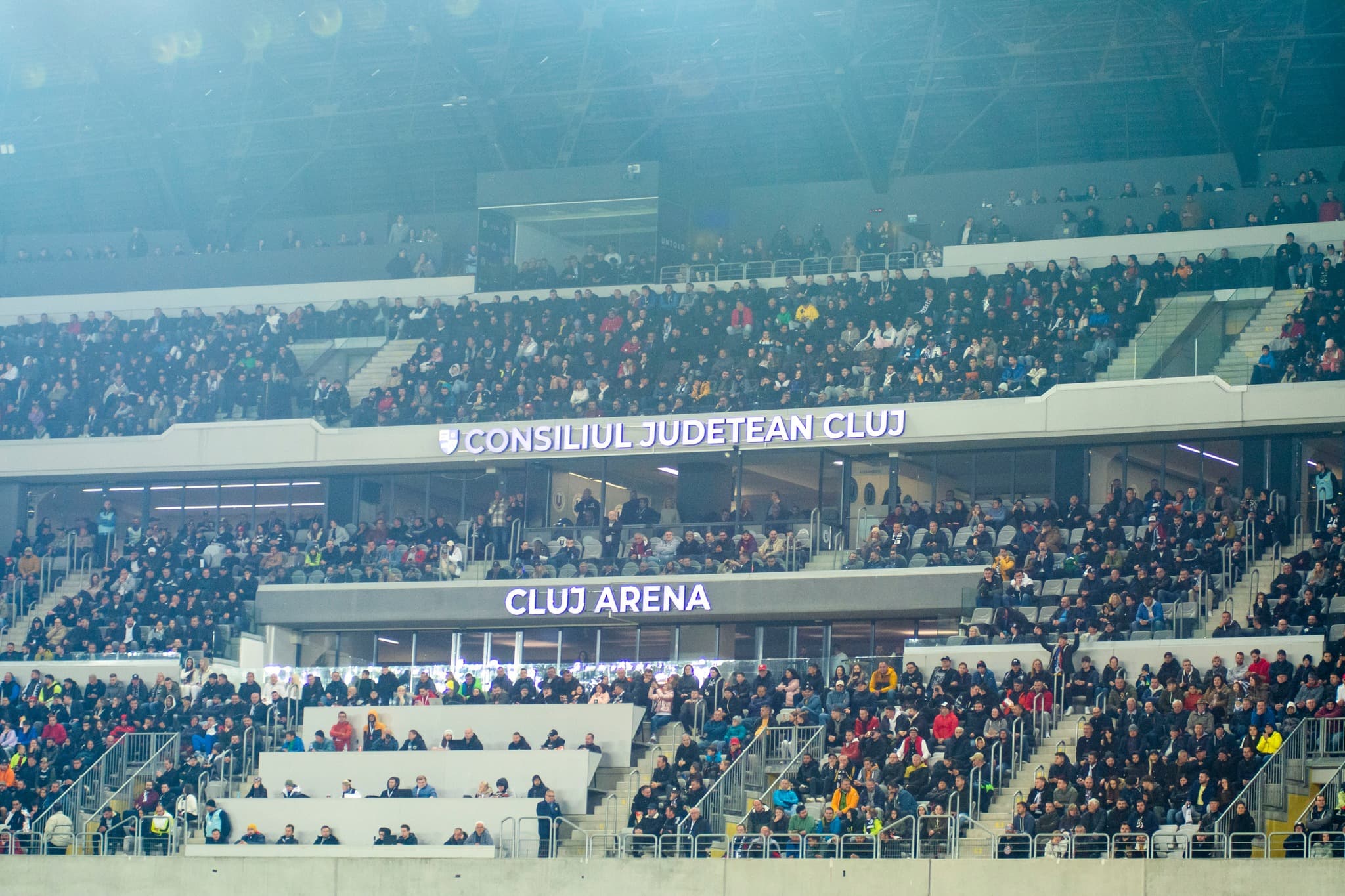 Cluj Arena's new underground parking system put into operation