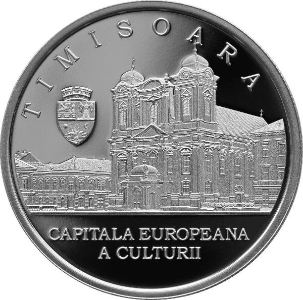 Romanian National Bank issues silver coin celebrating Timisoara as European Capital of Culture