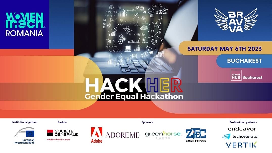 HackHER: Hackathon brings women startup founders and IT specialists together for one-day event in Bucharest