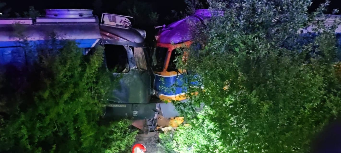 Three injured after trains collide in Romania’s southern Giurgiu county