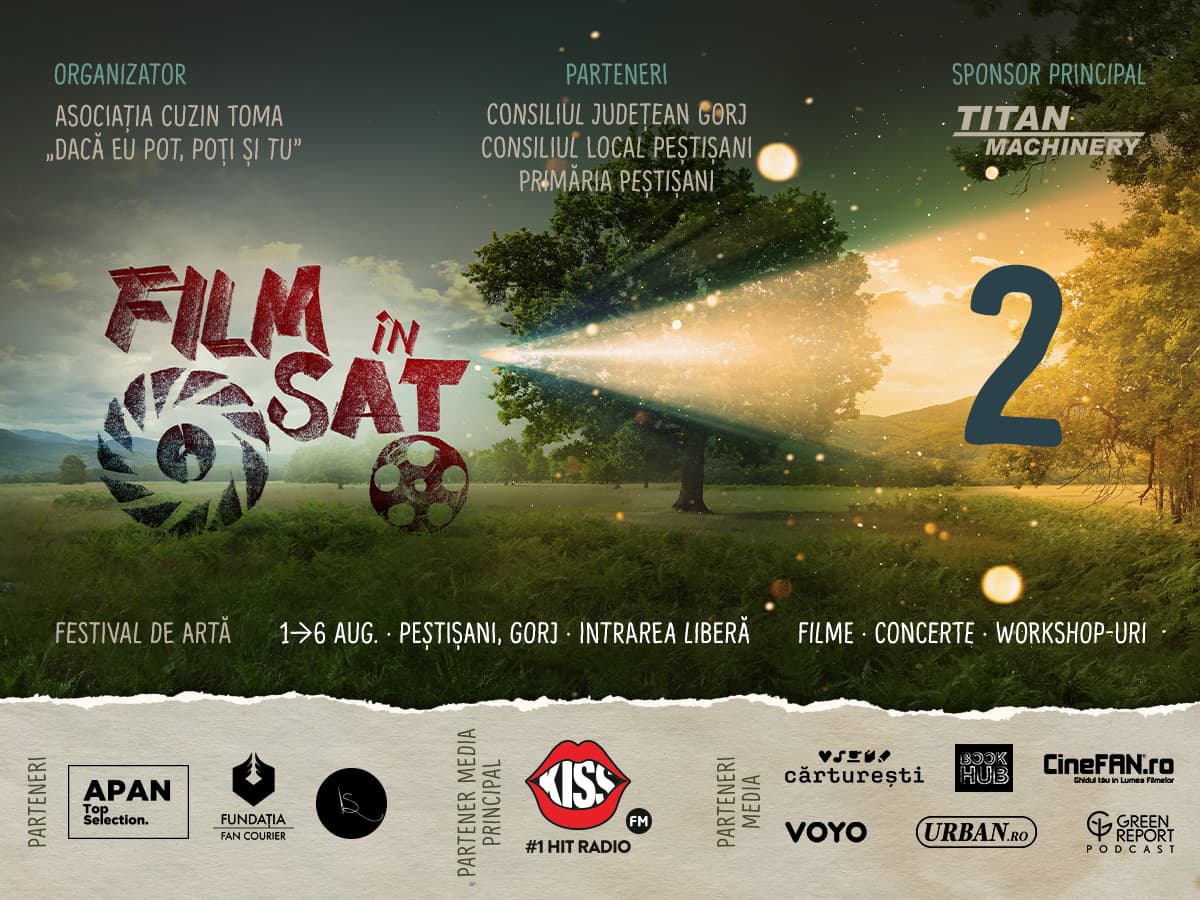 Film în Sat festival to bring contemporary culture and art to Romania’s Gorj county in August