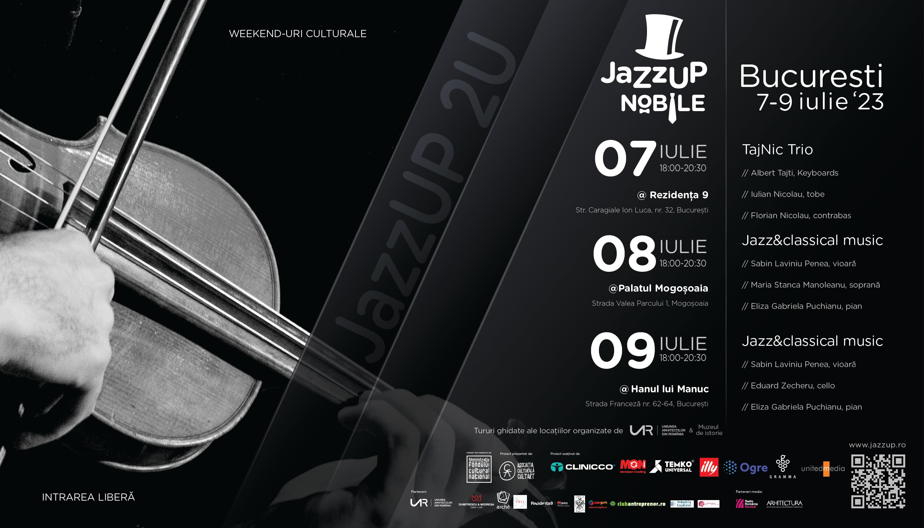 JazzUP Nobile Festival to take place in cultural destinations in southern Romania
