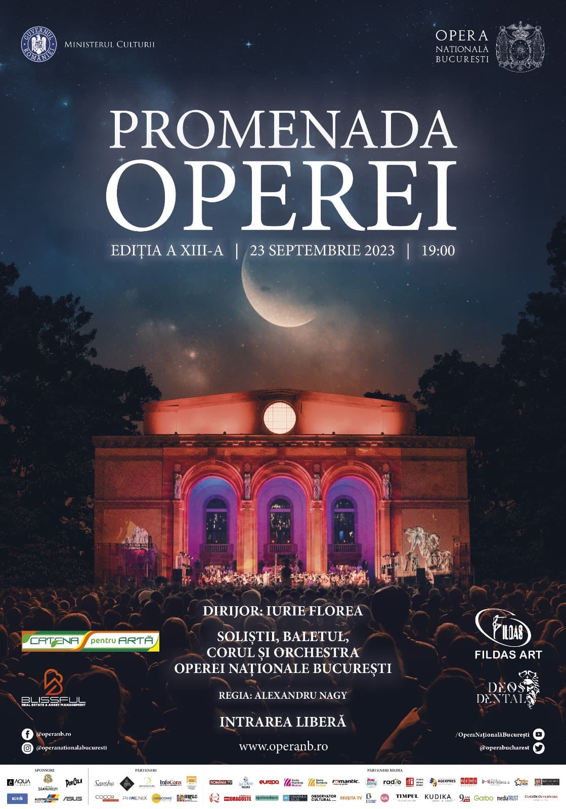 Bucharest National Opera to open new season with outdoor show