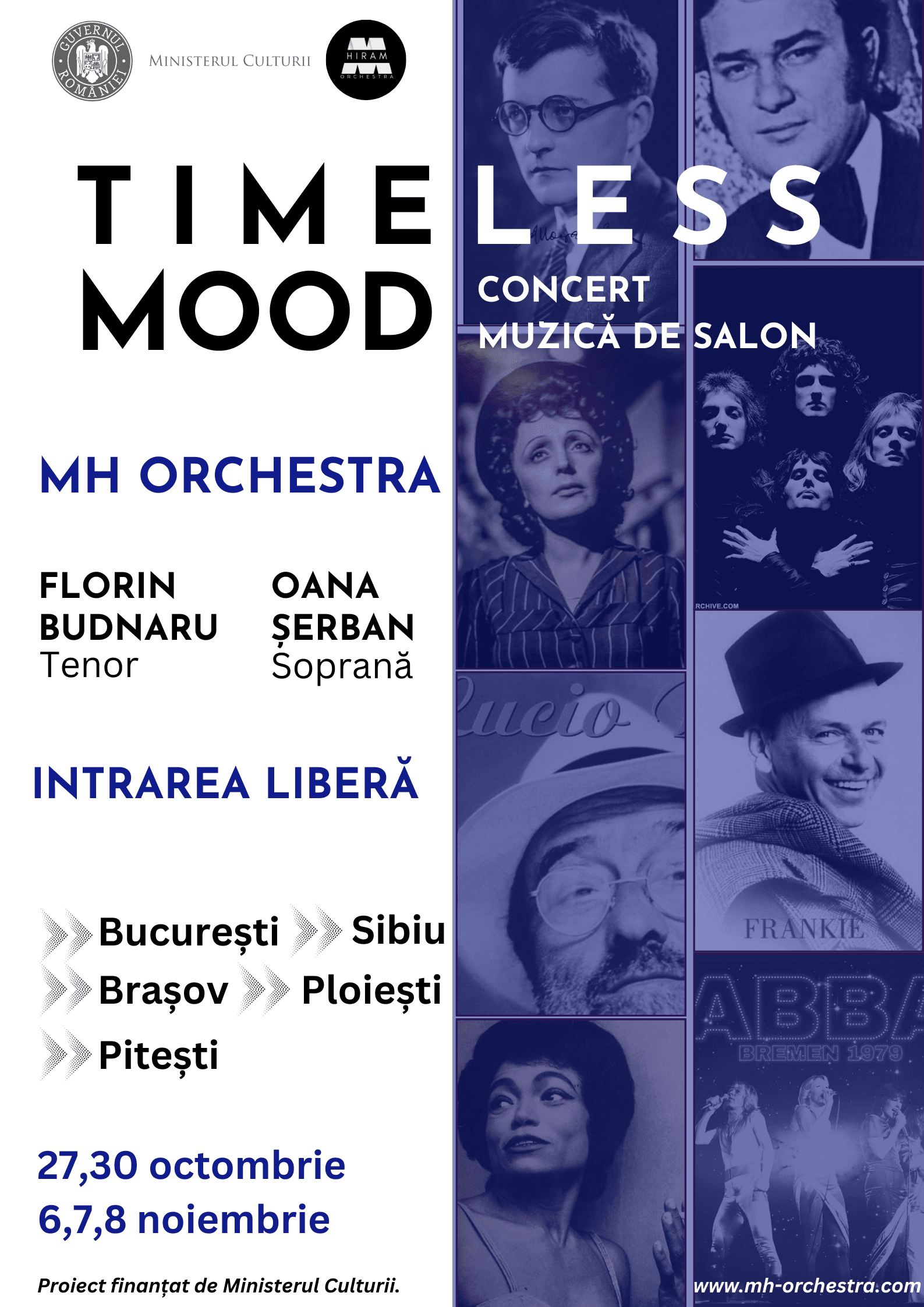 Timeless Mood concert in Bucharest and four other cities this fall