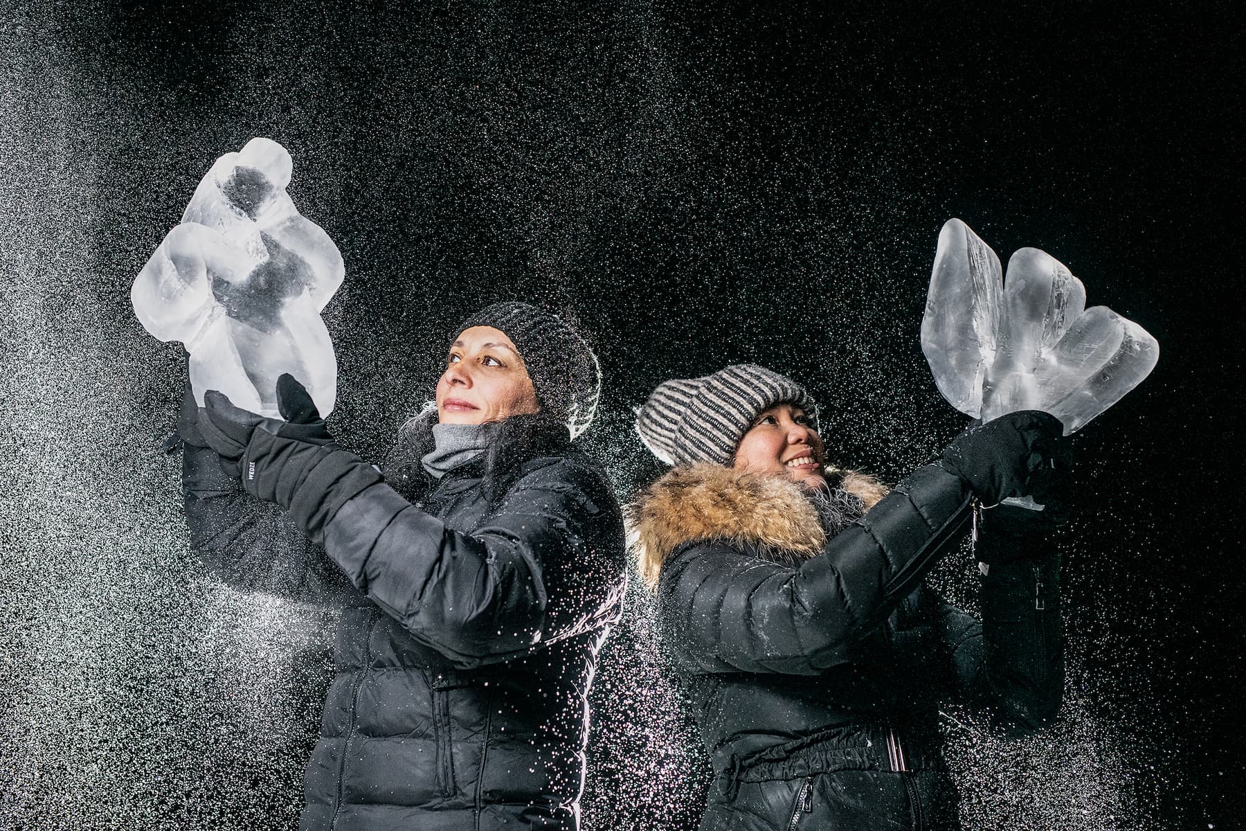 Creating at -5°C: Romanian shares her experience building an ice and snow room at ICEHOTEL in Sweden
