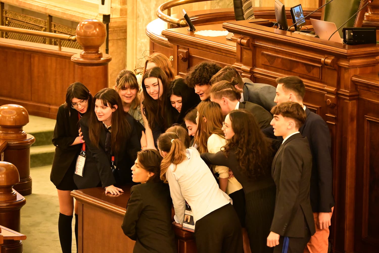 International School of Bucharest (ISB) Students Host Model UN at Parliament House