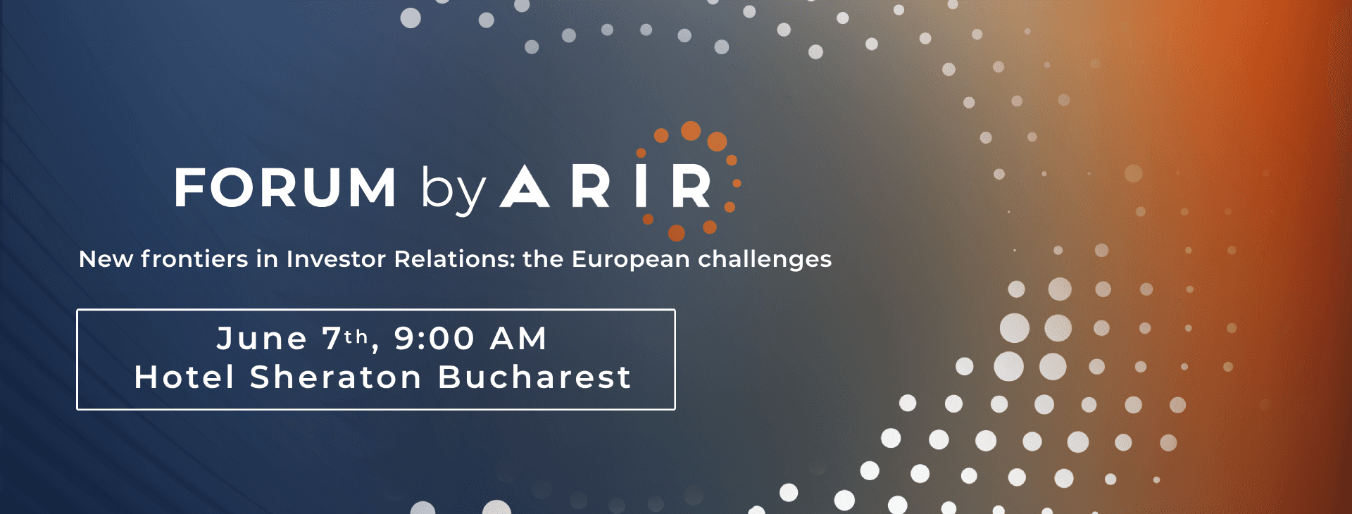 Forum by ARIR 2024: New frontiers in Investor Relations, trends and European challenges for listed companies