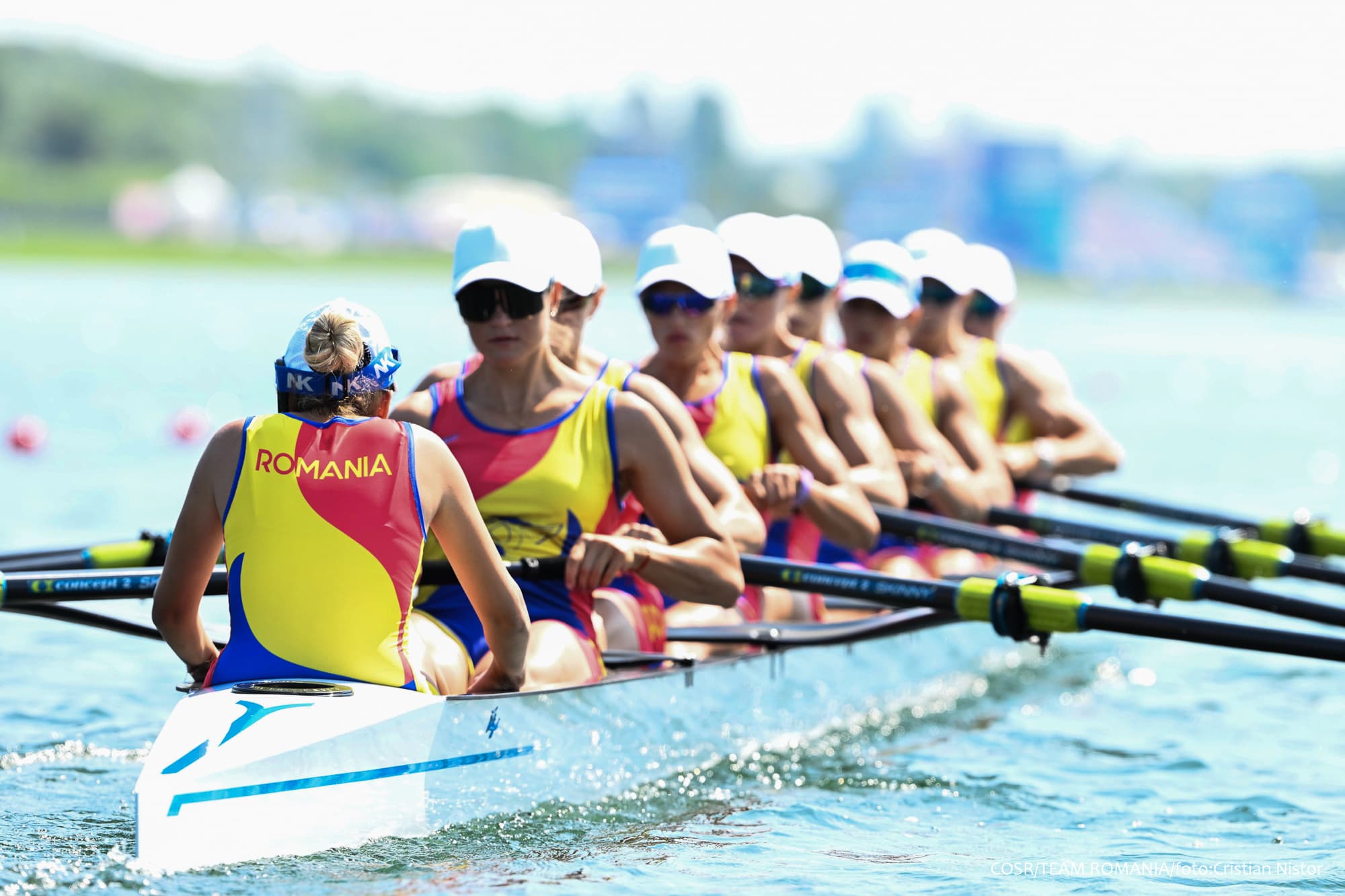 Women’s 8+1 rowing team brings third gold medal for Team Romania at Paris Olympics