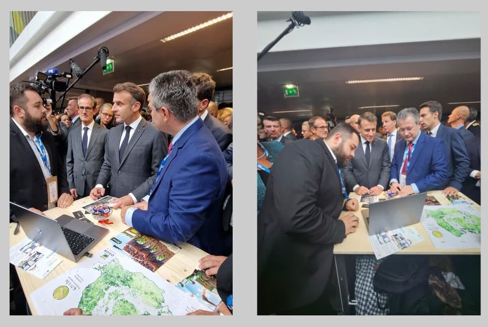 Romanian tech innovation catches the eye of French president Emmanuel Macron