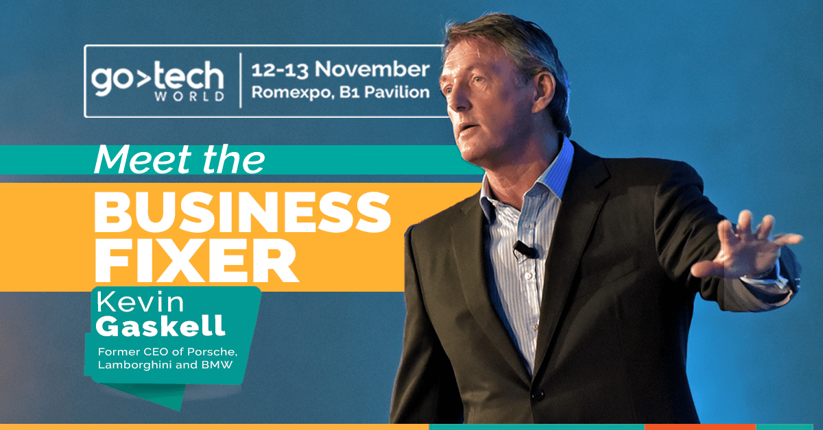 Kevin Gaskell, ex-CEO of Porsche, Lamborghini and BMW, the man who transforms businesses, comes at GoTech World 2024