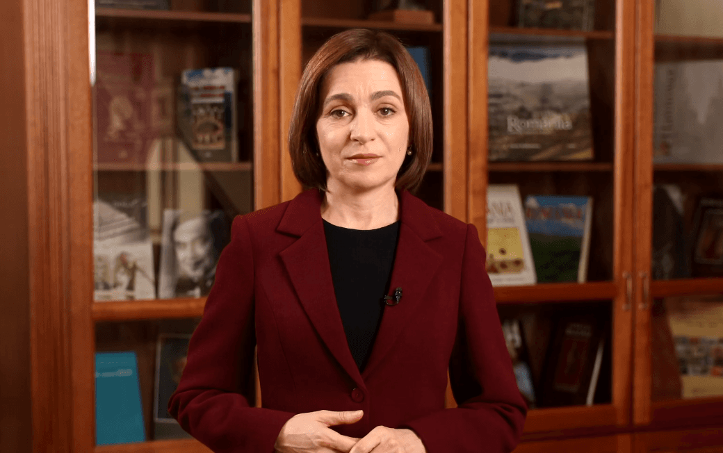 “The Kremlin wants us back in its shadow,” Moldovan president Maia Sandu tells Romanian voters