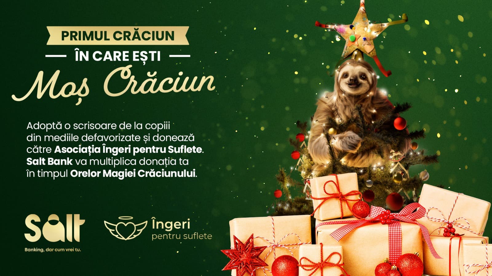 Salt Bank turns children's wishes into reality, together with Ingeri Pentru Suflete NGO