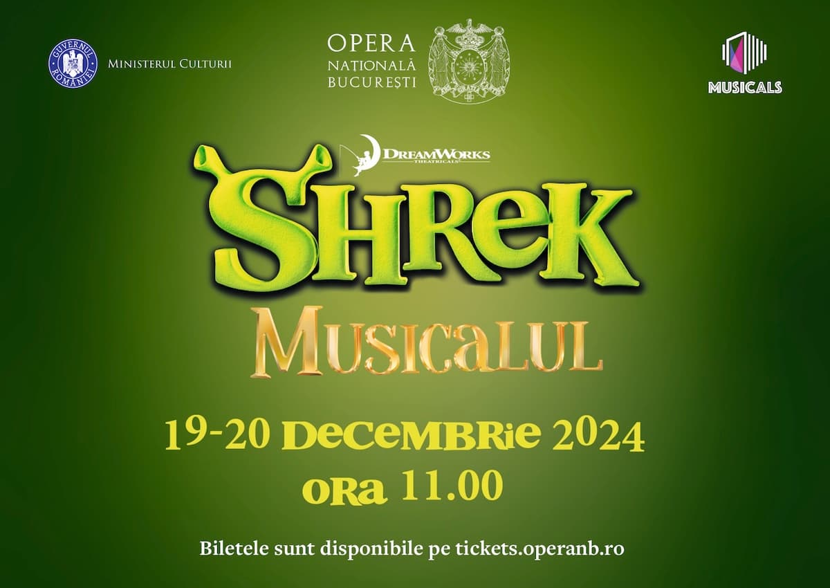 Shrek musical returns to Bucharest Opera House this December