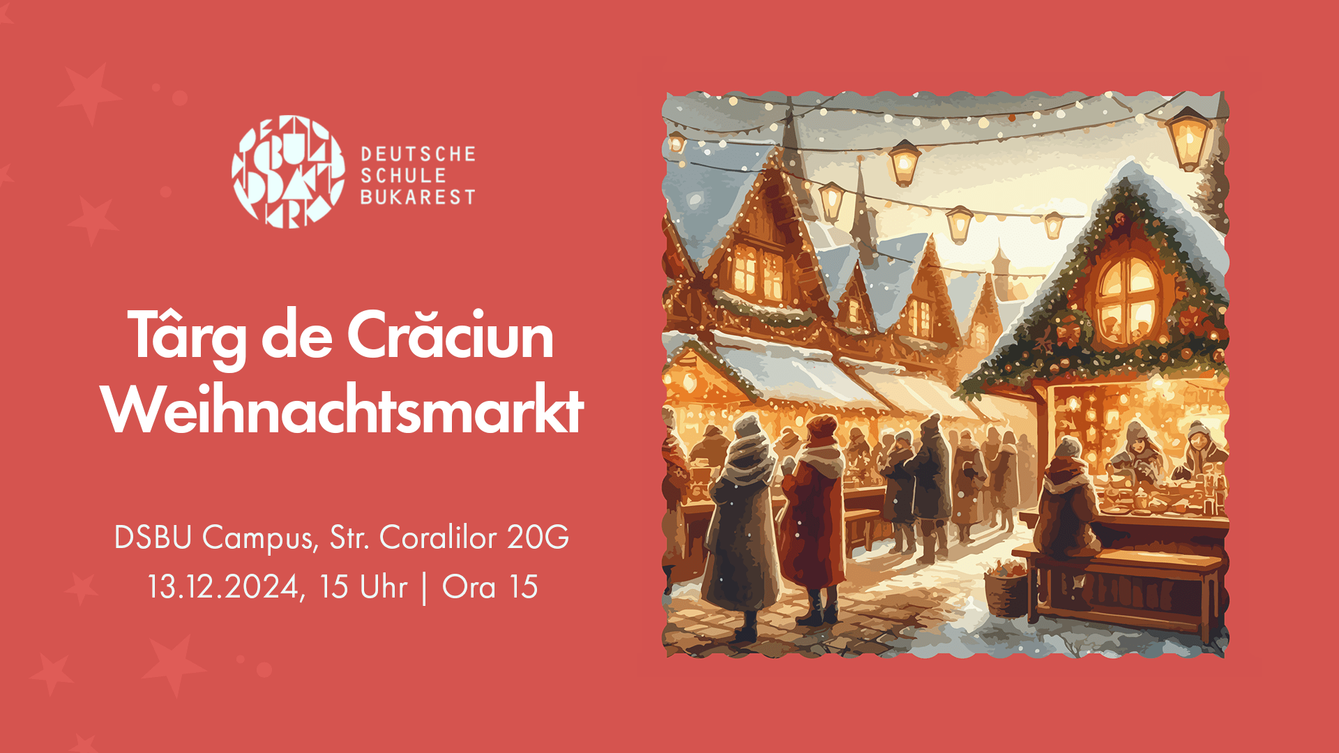 DSBU has the joy to invite everyone the to its Christmas Fair – An intercultural event for all guests