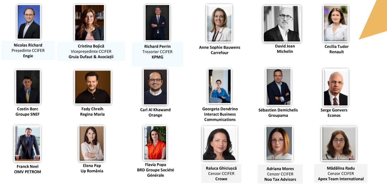 French Chamber of Commerce in Romania elects new board of directors
