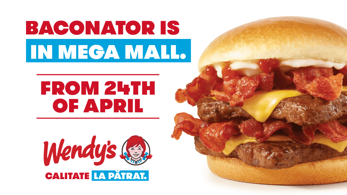 Wendy’s® opens in Mega Mall Bucharest on 24th of April