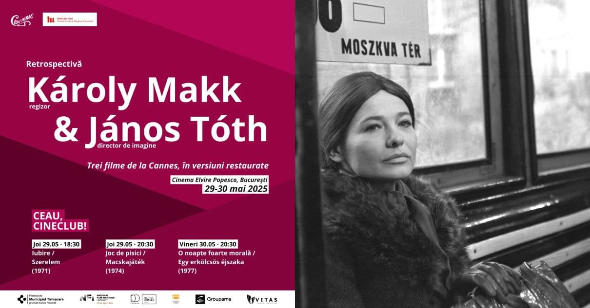 Bucharest retrospective focuses on Hungarian filmmakers Makk Károly and Tóth János