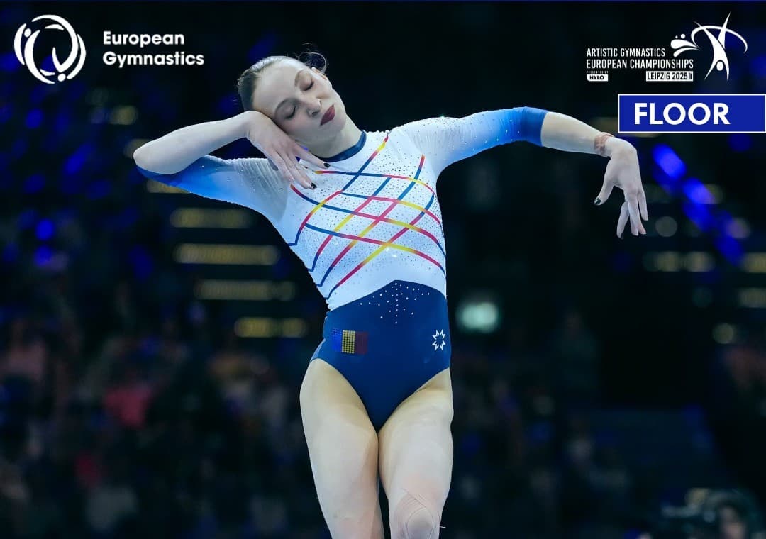Romanian gymnast Ana Bărbosu wins fourth medal at European Championship in Leipzig