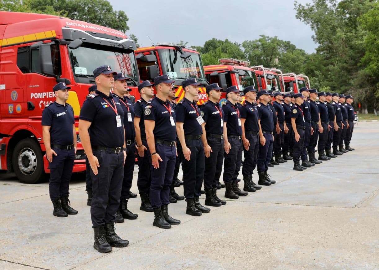 Romania sends firefighters, equipment to Greece for wildfire response missions
