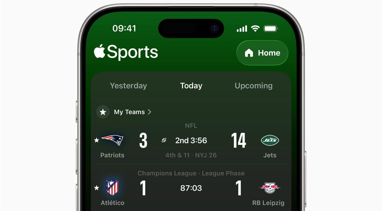 Apple’s Sports app is now available in Romania