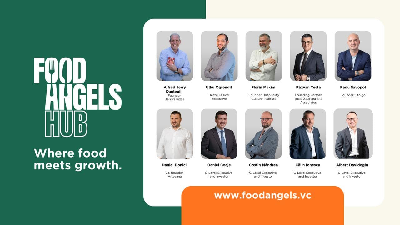 Food Angels Hub: Investors’ network launches in support of HoReCa, food industry businesses in Romania