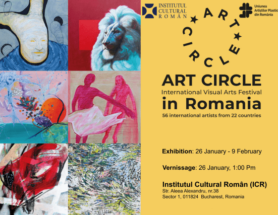 ArtCircle Residence: Bucharest exhibition showcases artists from 22 countries