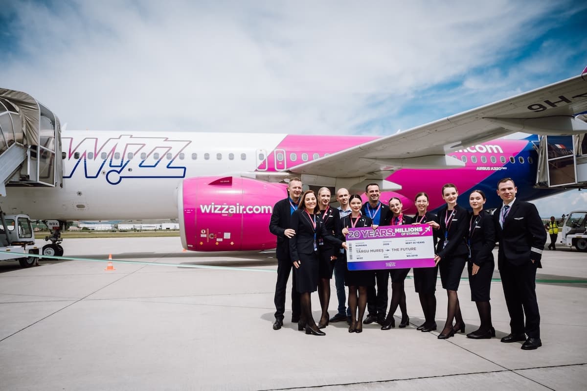 Wizz Air marks two decades in Romania with 235 routes from 14 airports
