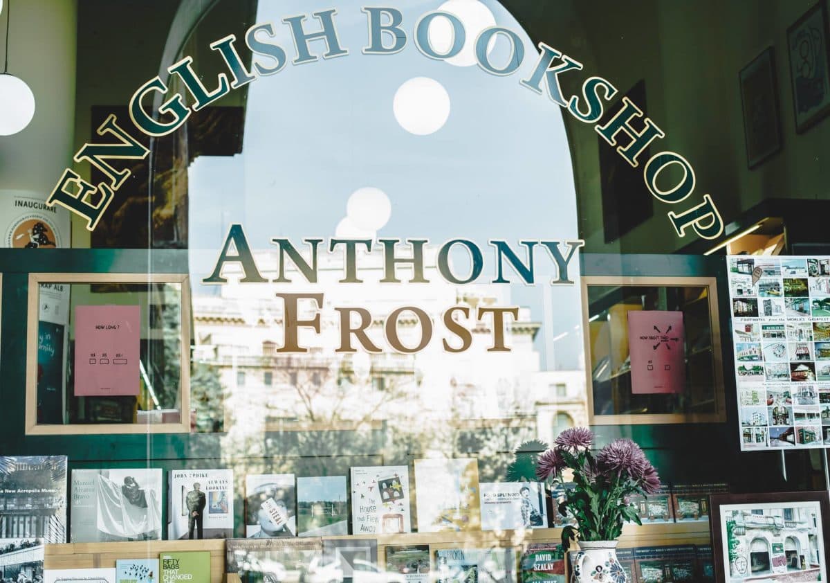 Anthony Frost English bookshop reopens in Bucharest