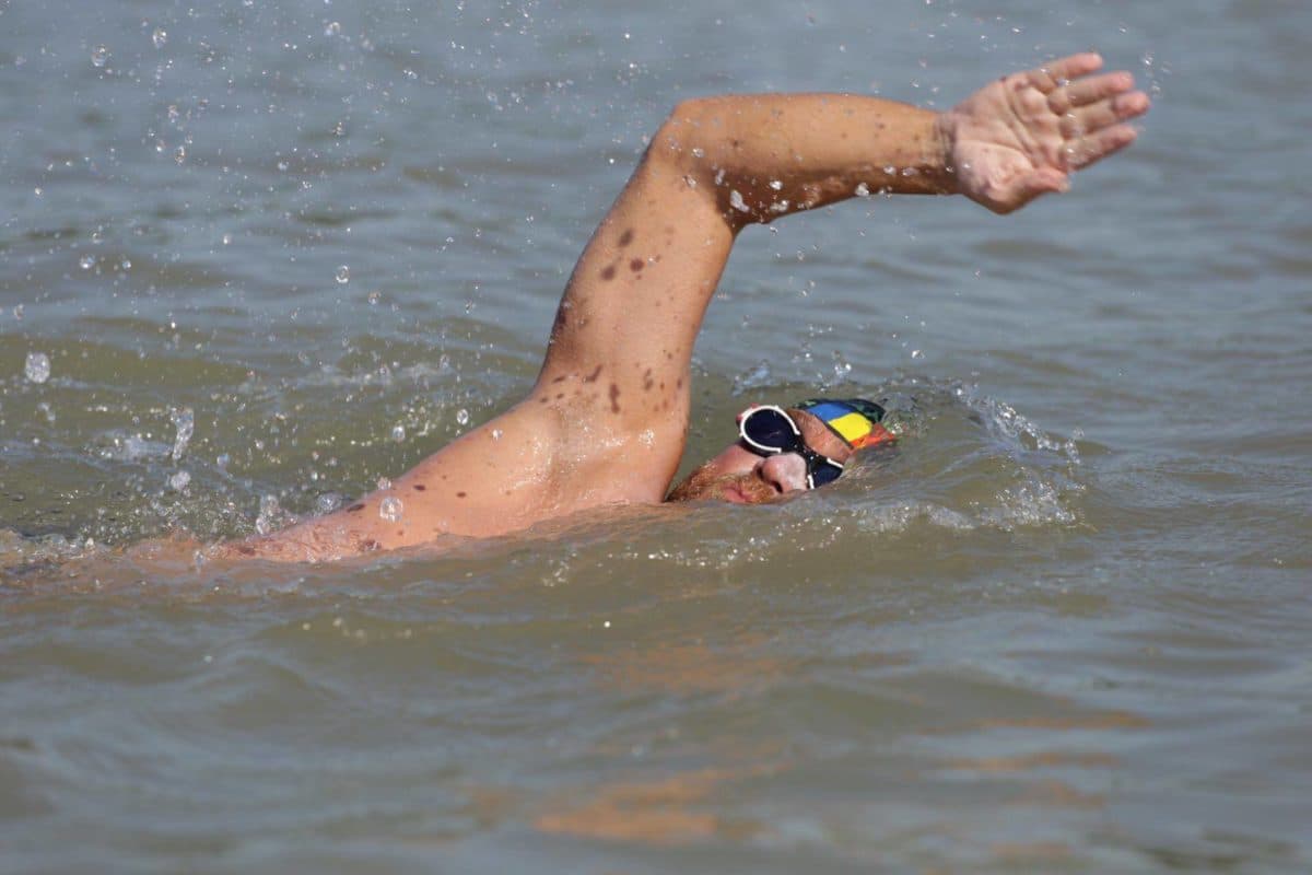 Romanian becomes first person to swim the Danube River’s 2,860km without neoprene suit