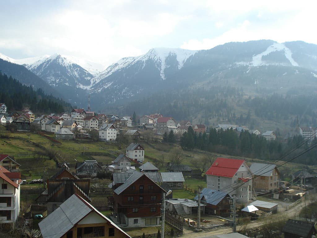 August snowfall in Northern Romania mountains