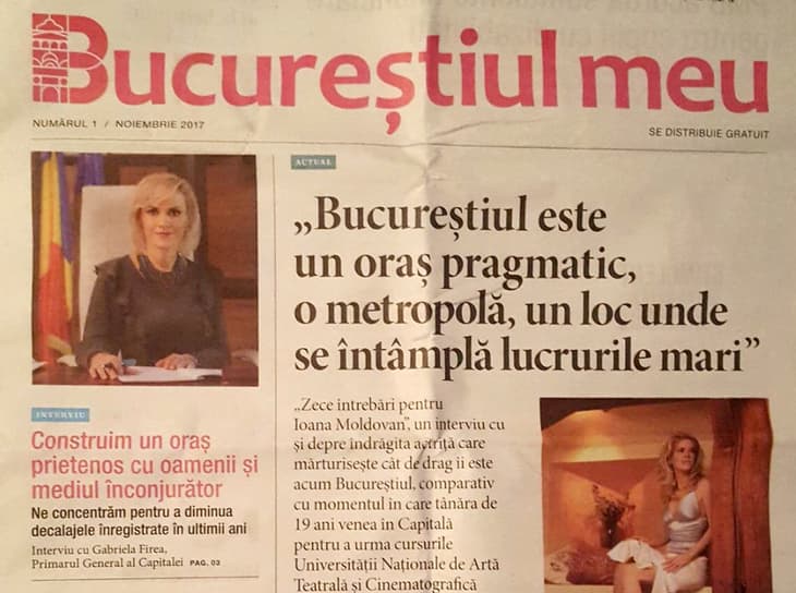 Bucharest City Hall launches own newspaper