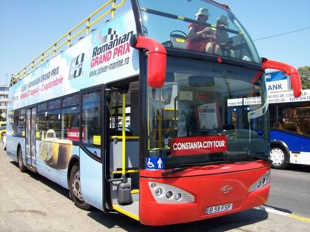 Tourist bus line in Romanian seaside city adds new sites to route